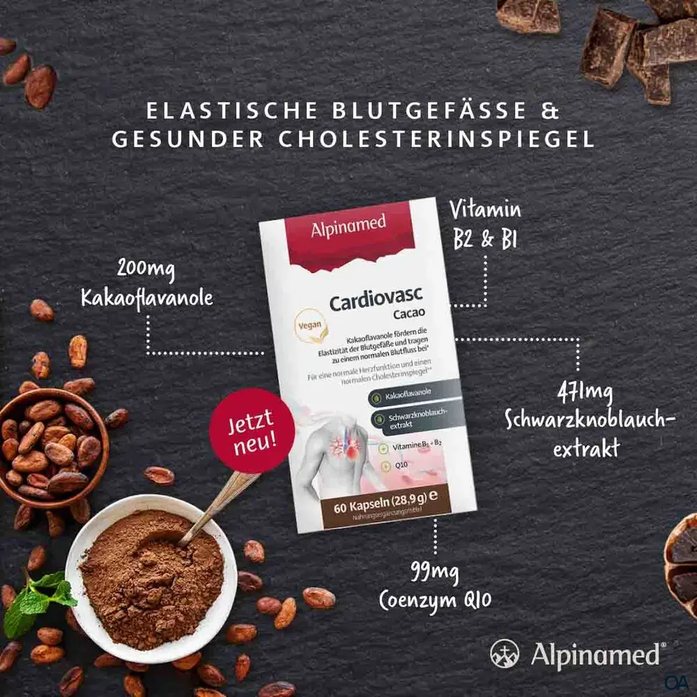 Alpinamed® Cardiovasc Cacao Kapseln Alpinamed® Cardiovasc Cacao Kapseln