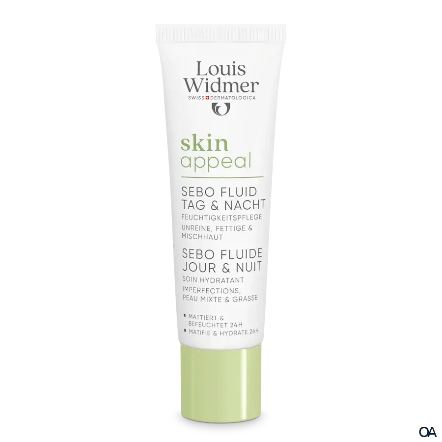 Louis Widmer skinappeal Sebo Fluid Tag & Nacht ohne Parfum Louis Widmer skinappeal Sebo Fluid Tag & Nacht ohne Parfum