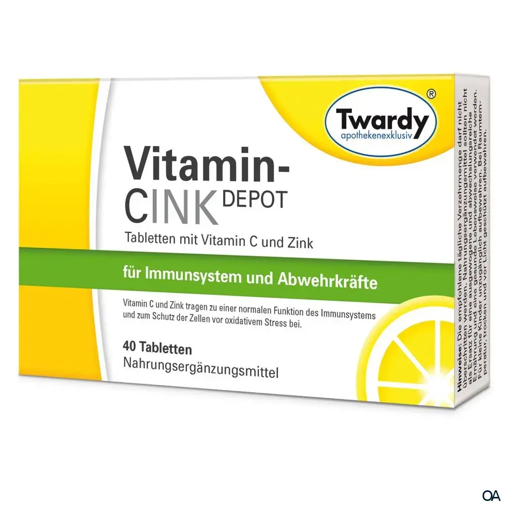 Twardy Vitamin‐Cink DEPOT Tabletten Twardy Vitamin‐Cink DEPOT Tabletten