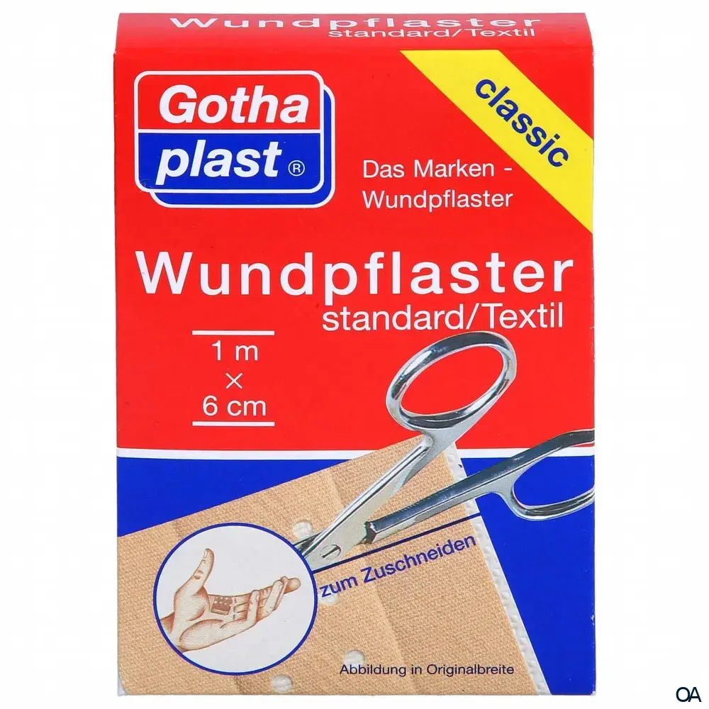 Gothaplast® Wundpflaster Standard/Textil, 1 m x 6 cm