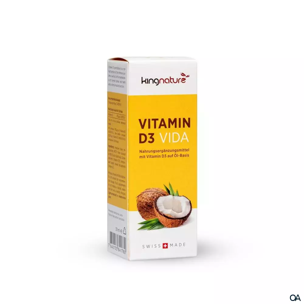 Kingnature Vitamin D3 Vida Tropfen