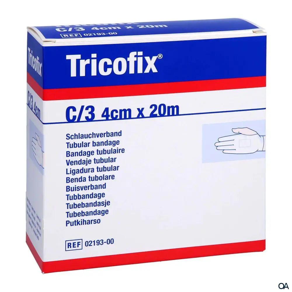 Tricofix® Schlauchverband Rolle - Hände und Kinderarme - C/3 - 20 m x 4 cm