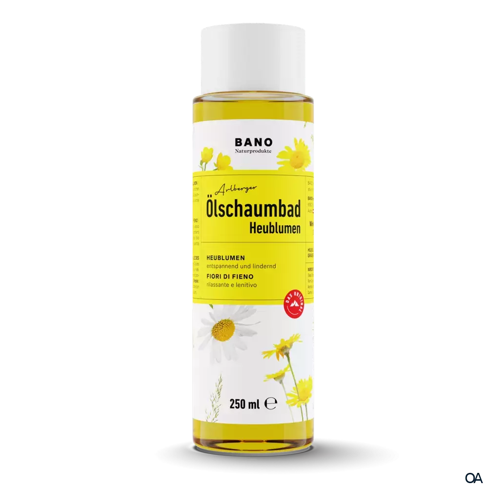 BANO Arlberger Ölschaumbad Heublumen BANO Arlberger Ölschaumbad Heublumen