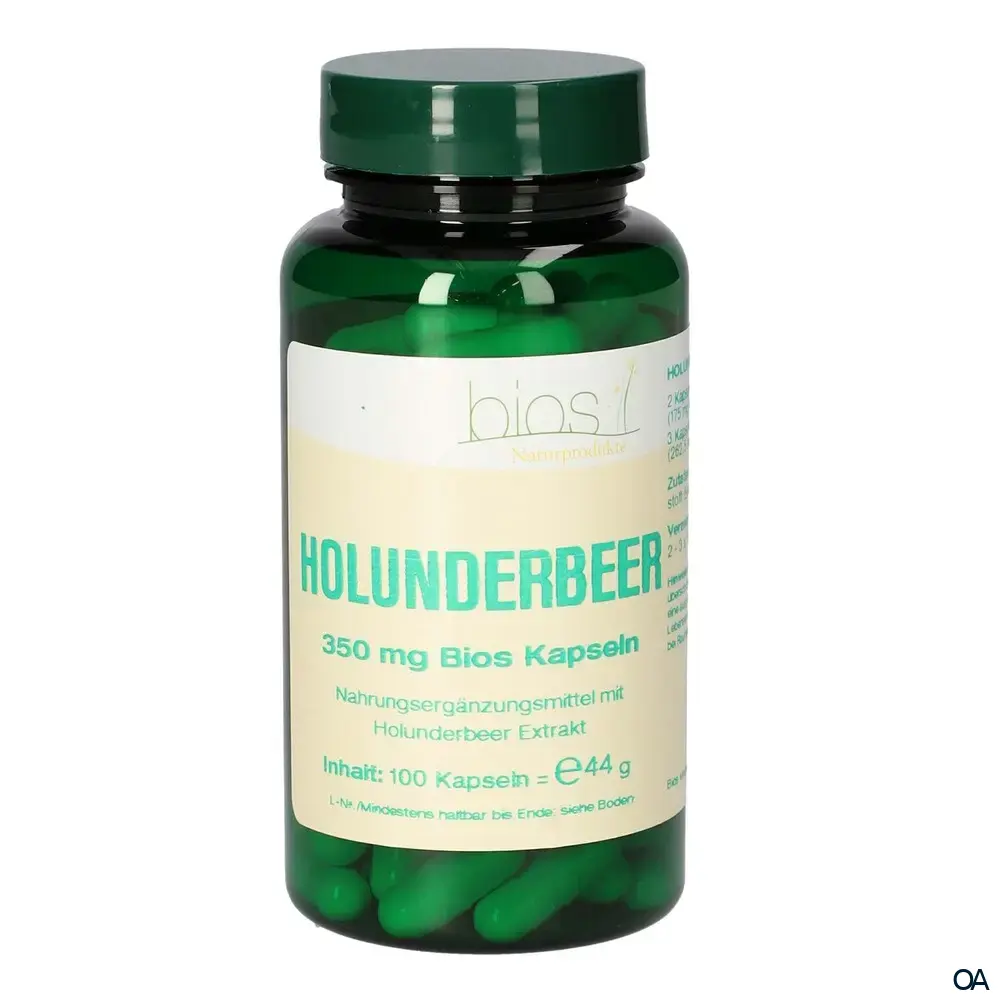Bios Holunderbeer 350 mg Kapseln
