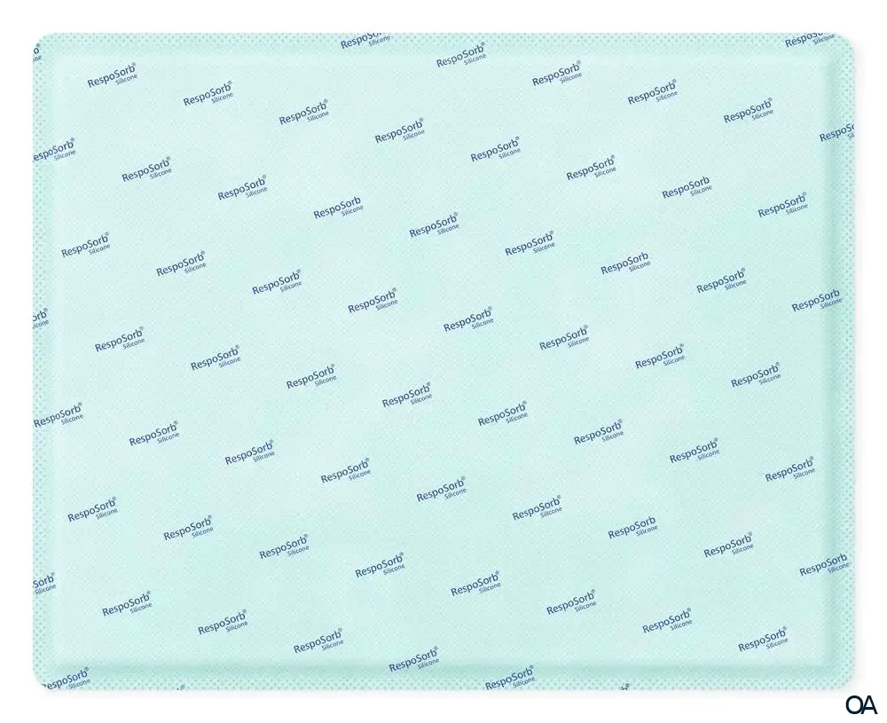 RespoSorb® Silicone superabsorbierende Saugkompresse mit Silikonwundkontaktschicht steril, 20 x 25 cm