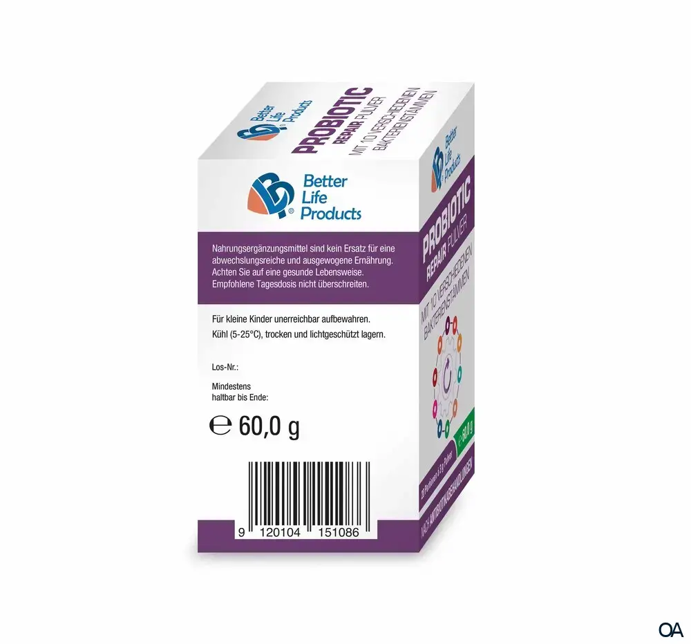 Better Life Products® Probiotic Repair Pulver Better Life Products® Probiotic Repair Pulver