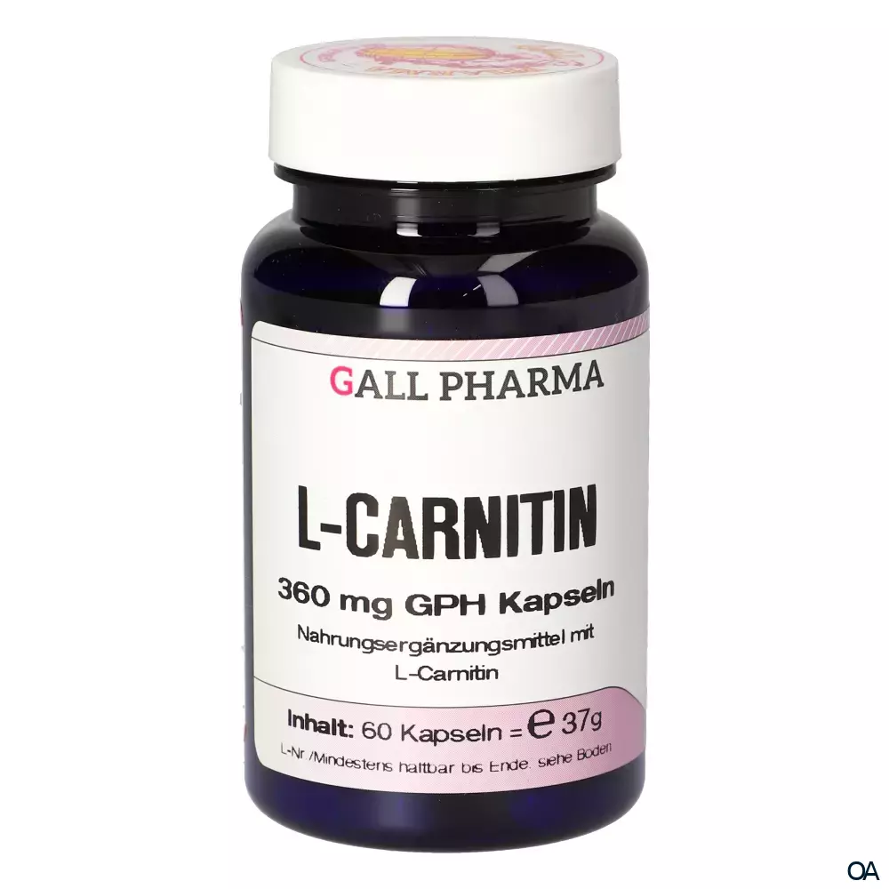 Gall Pharma L-Carnitin 360 mg Kapseln Gall Pharma L-Carnitin 360 mg Kapseln