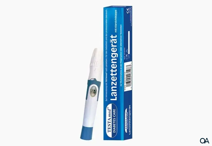 TESTAmed® DIABETES CARE Lanzettengerät