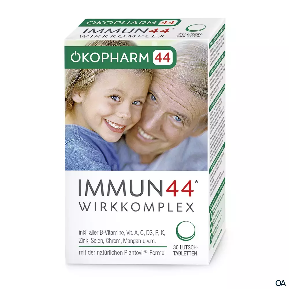 Ökopharm® Für die Abwehrkräfte Immun44* Direkt Lutschtabletten Ökopharm® Für die Abwehrkräfte Immun44* Direkt Lutschtabletten