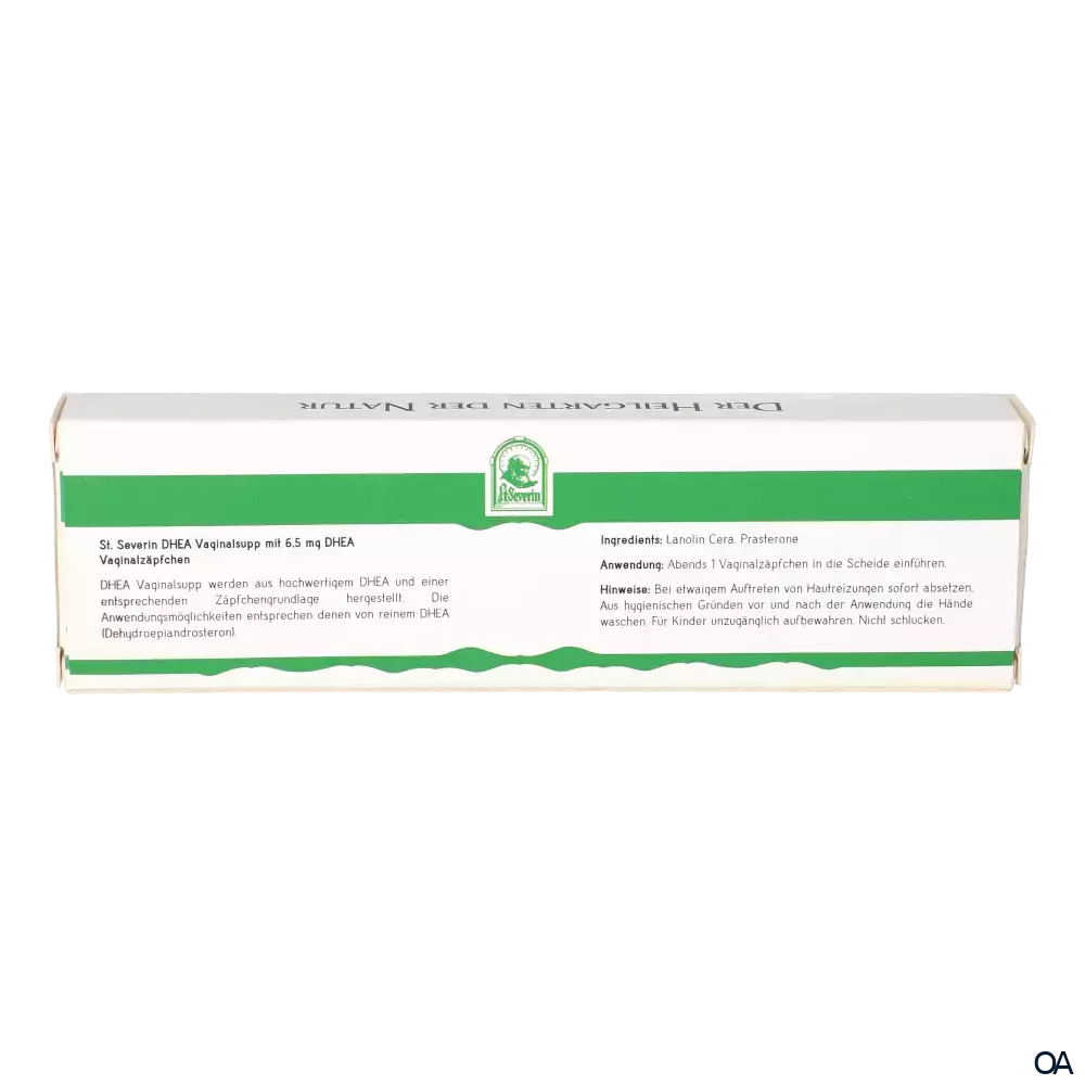 Pater Severin DHEA 6,5 mg Vaginalsupp Pater Severin DHEA 6,5 mg Vaginalsupp