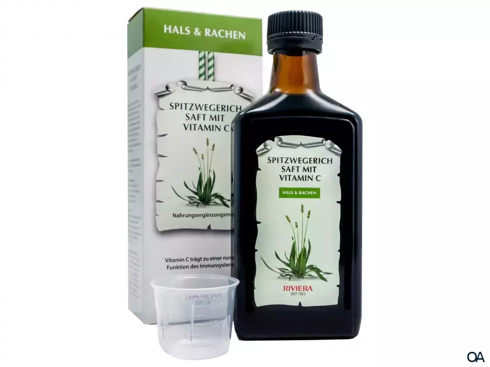 Riviera Spitzwegerich Saft mit Vitamin C