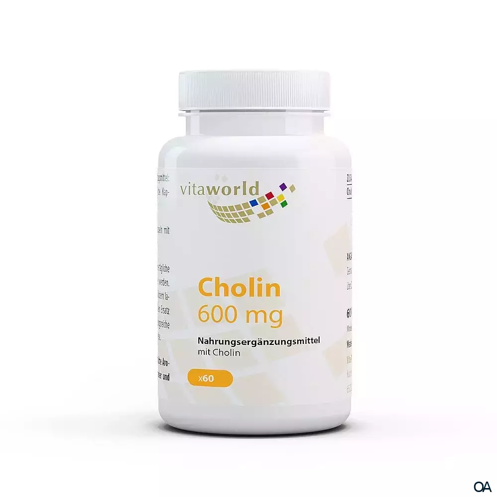 Vitaworld Cholin 600 mg Kapseln Vitaworld Cholin 600 mg Kapseln