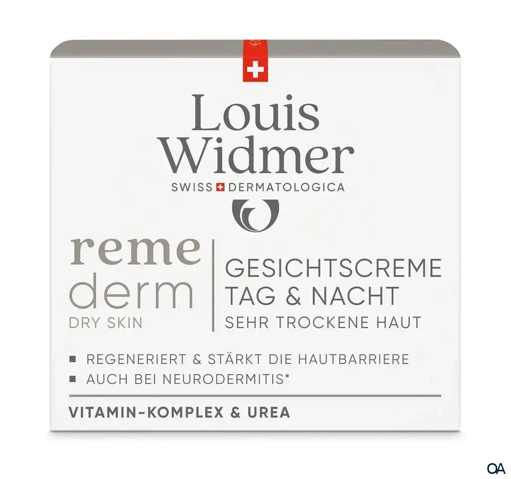Louis Widmer remederm Dry Skin Gesichtscreme Tag & Nacht - ohne Parfum Louis Widmer remederm Dry Skin Gesichtscreme Tag & Nacht - ohne Parfum