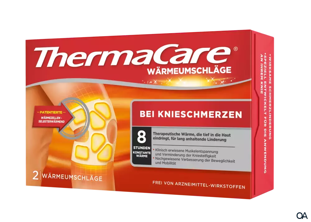 ThermaCare® Wärmeumschläge bei Knieschmerzen ThermaCare® Wärmeumschläge bei Knieschmerzen