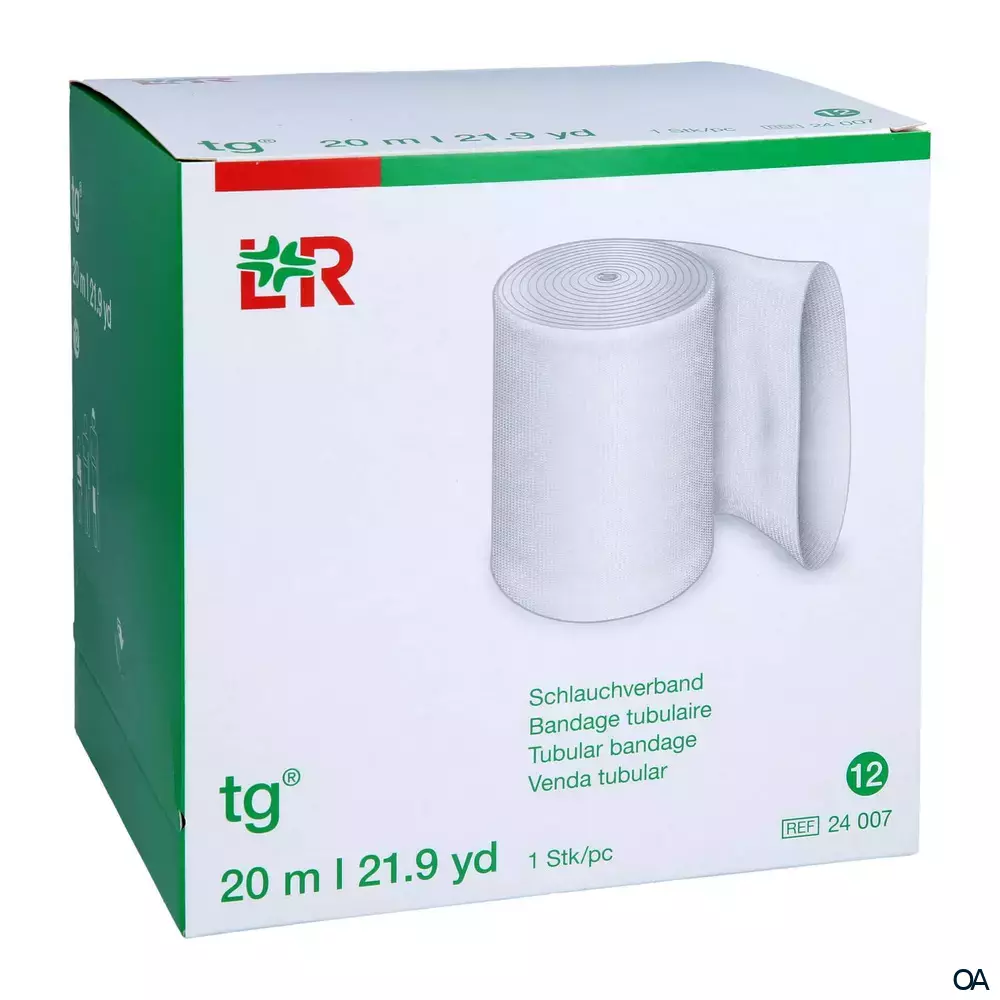tg® Schlauchverband für Oberschenkel (extra groß), Kopf (groß), Kinderrumpf, Gr. 12 (∅ 12 cm) Rolle, 1 Stück