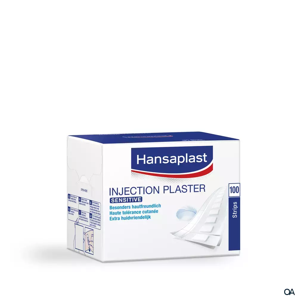 Hansaplast Sensitive Großpackung 4 x 1,9cm Injektionspflaster