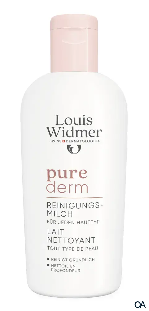 Louis Widmer purederm Reinigungsmilch - ohne Parfum