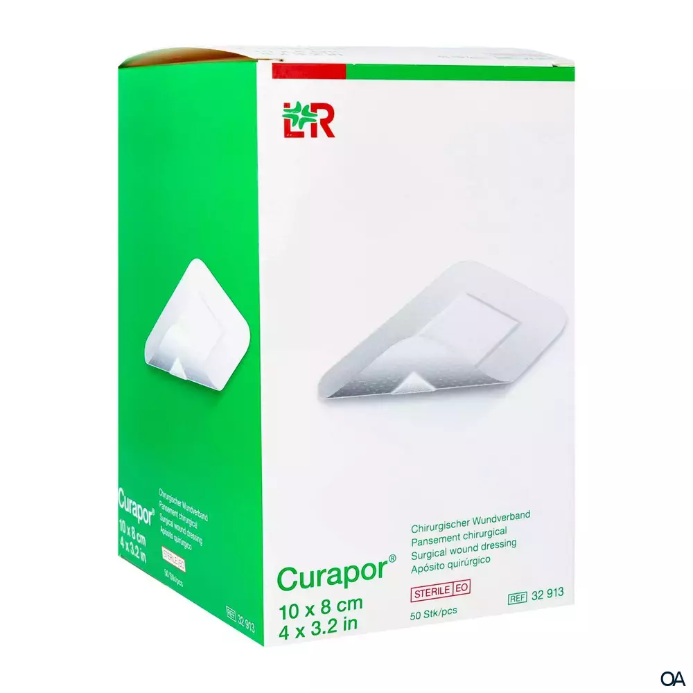 Curapor® Chirurgischer Wundverband steril, 8 x 10 cm