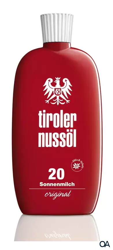 Tiroler Nussöl Original Sonnenmilch LSF 20,  wasserfest Tiroler Nussöl Original Sonnenmilch LSF 20,  wasserfest