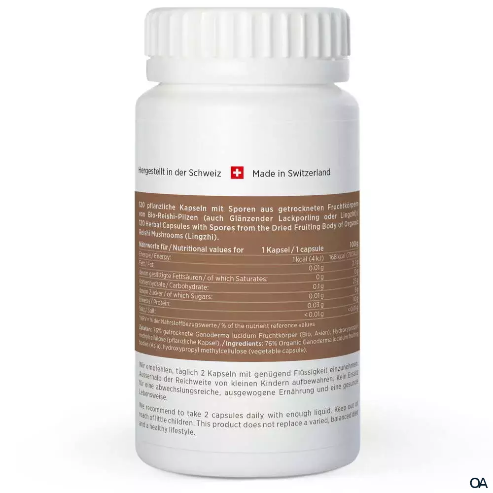 Kingnature Reishi Vida Kapseln