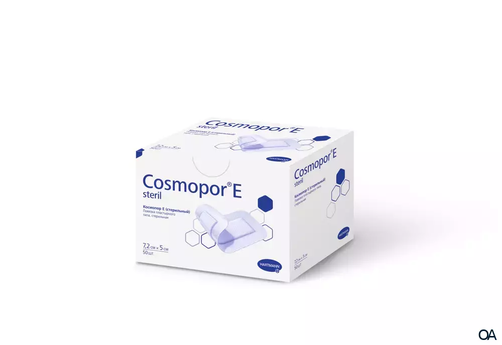 Cosmopor® E selbstklebender Wundverband steril, 7,2 x 5 cm