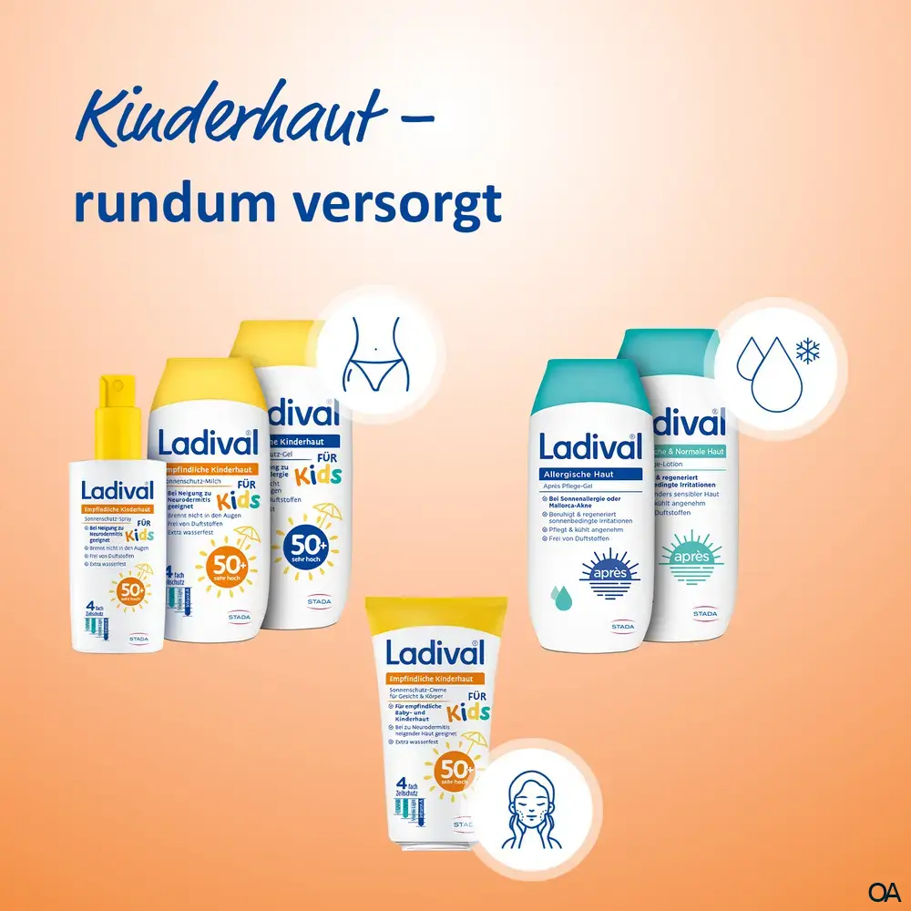 Ladival® Empfindliche Kinderhaut Sonnenschutz-Spray LSF 50+