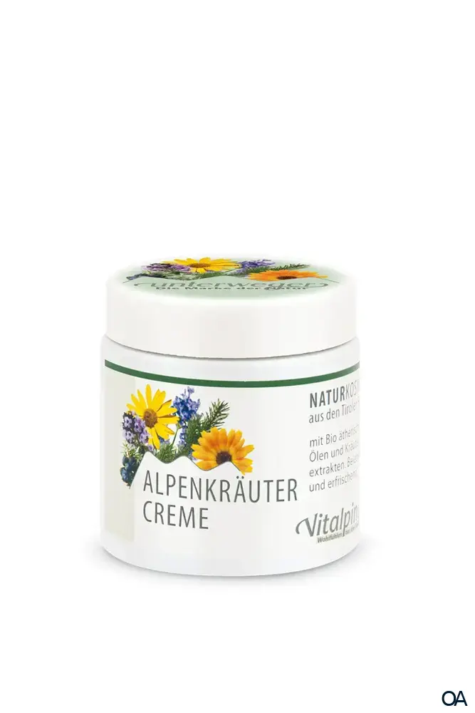 Unterweger Vitalpinum Alpenkräuter Creme