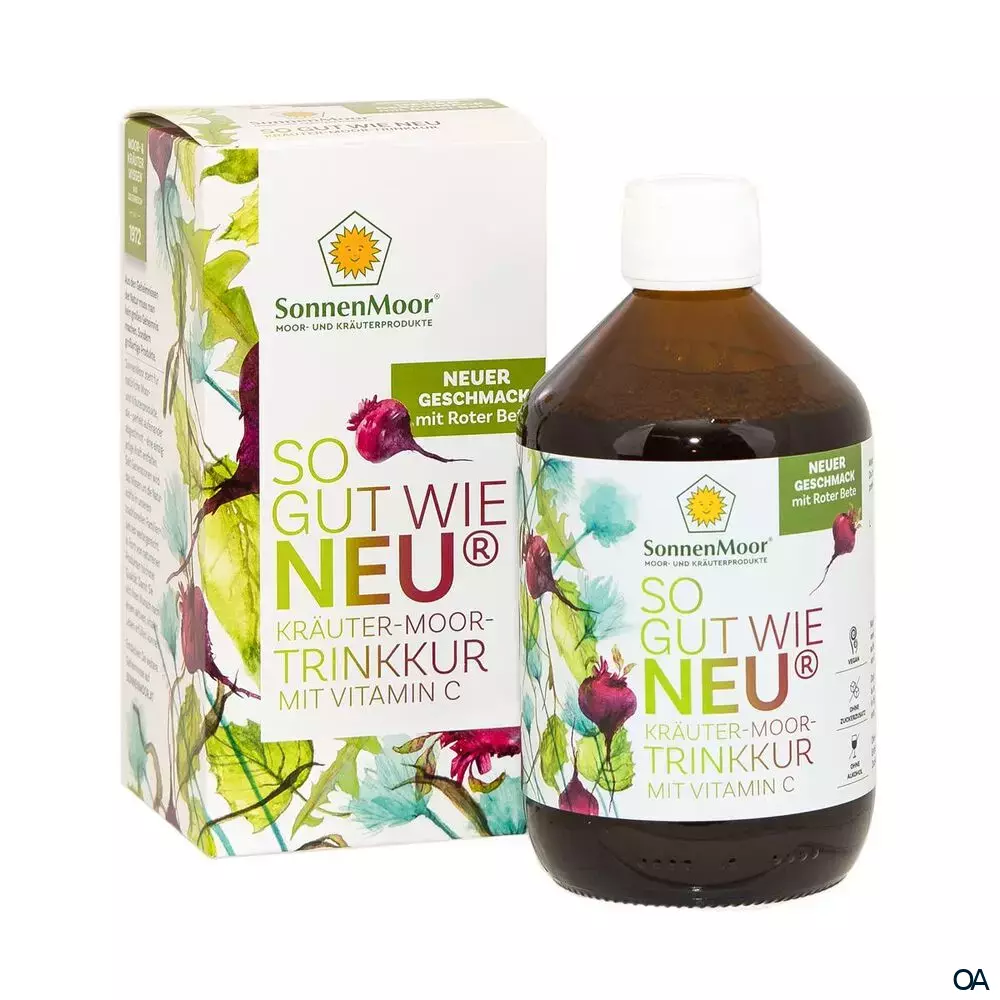 SonnenMoor So gut wie Neu® - Trinkkur mit Roter Bete SonnenMoor So gut wie Neu® - Trinkkur mit Roter Bete