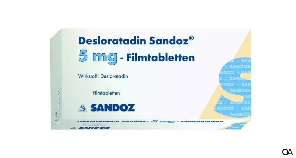 Desloratadin Sandoz® 5 mg Filmtabletten