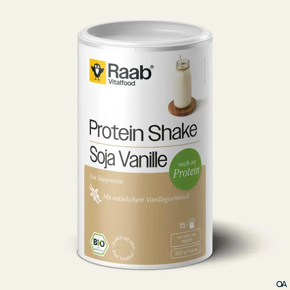Raab® Vitalfood Bio Protein Shake Soja Vanille Pulver