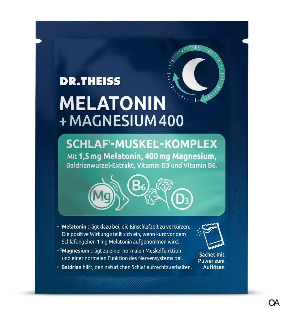 Dr. Theiss Melatonin + Magnesium Schlaf-Muskel-Komplex Sachets