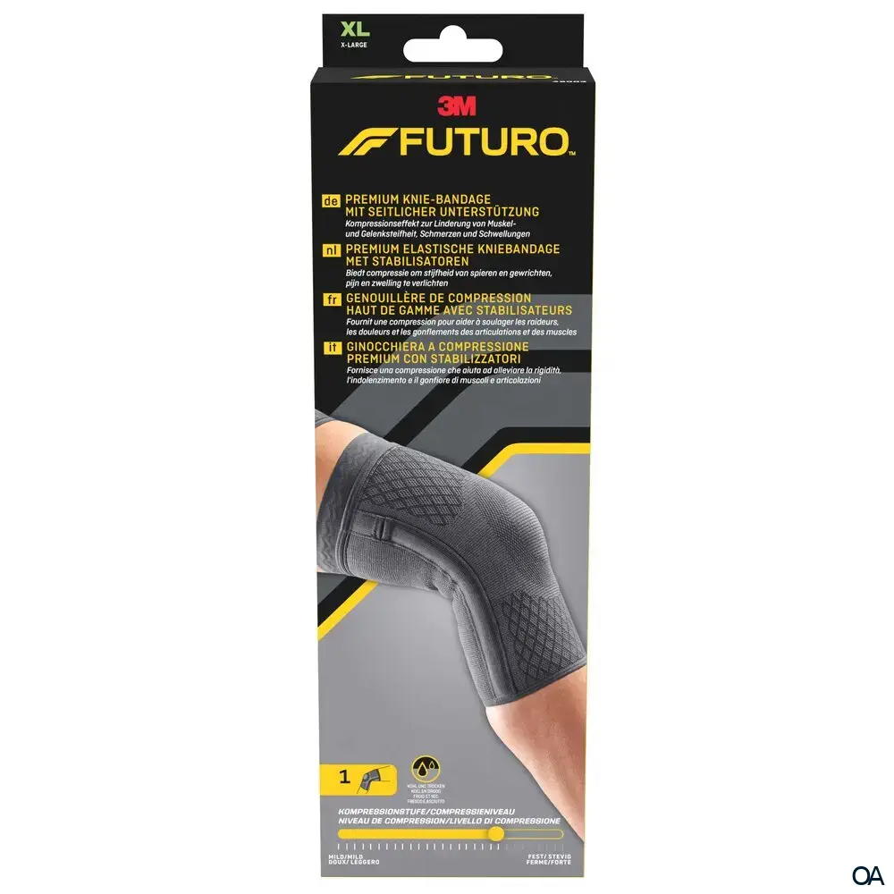 FUTURO™ Premium Knie-Bandage mit seitlicher Unterstützung - Extra Large