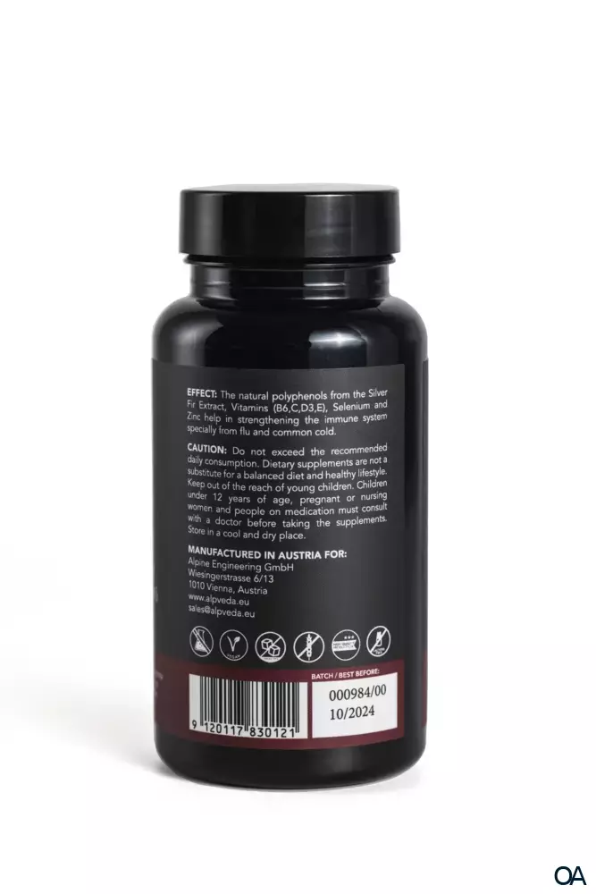 Alpveda Silbertannenextrakt Mit Multivitamin Kapseln Alpveda Silbertannenextrakt Mit Multivitamin Kapseln