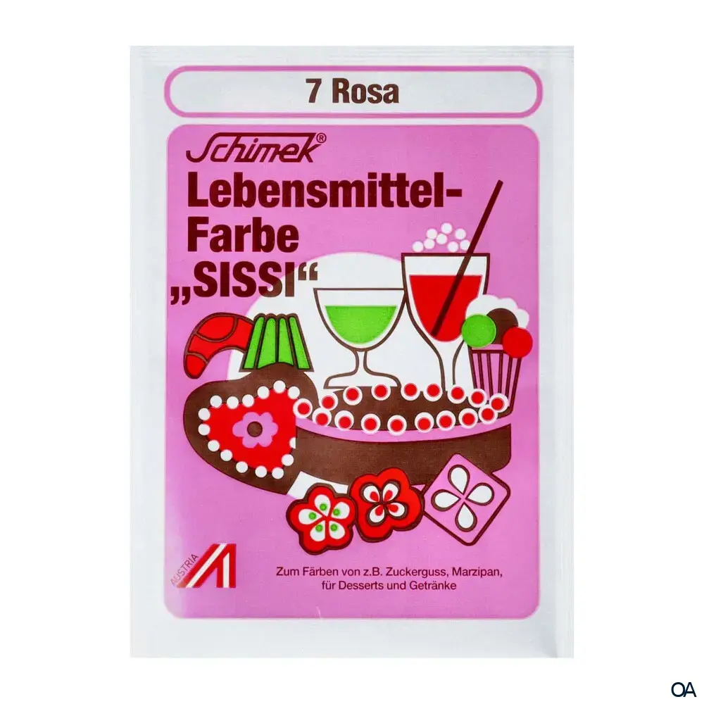 Schimek® Lebensmittelfarbe  "Sissi" - 7 Rosa