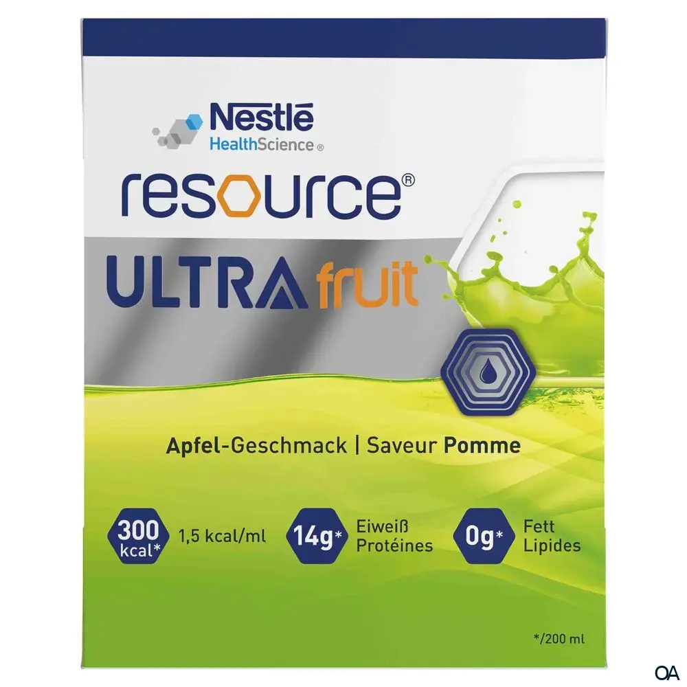 Resource® ULTRA fruit Apfel Trinknahrung 200 ml
