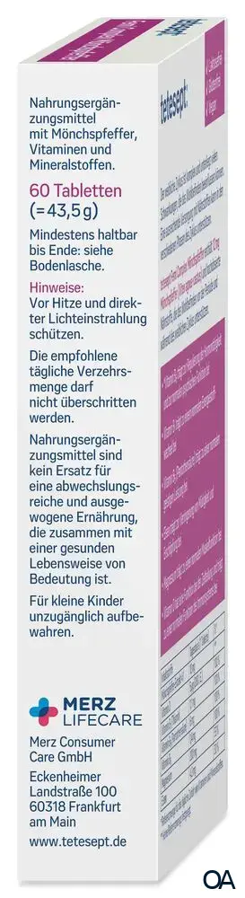 tetesept FemiComplex® Mönchspfeffer Tabletten tetesept FemiComplex® Mönchspfeffer Tabletten