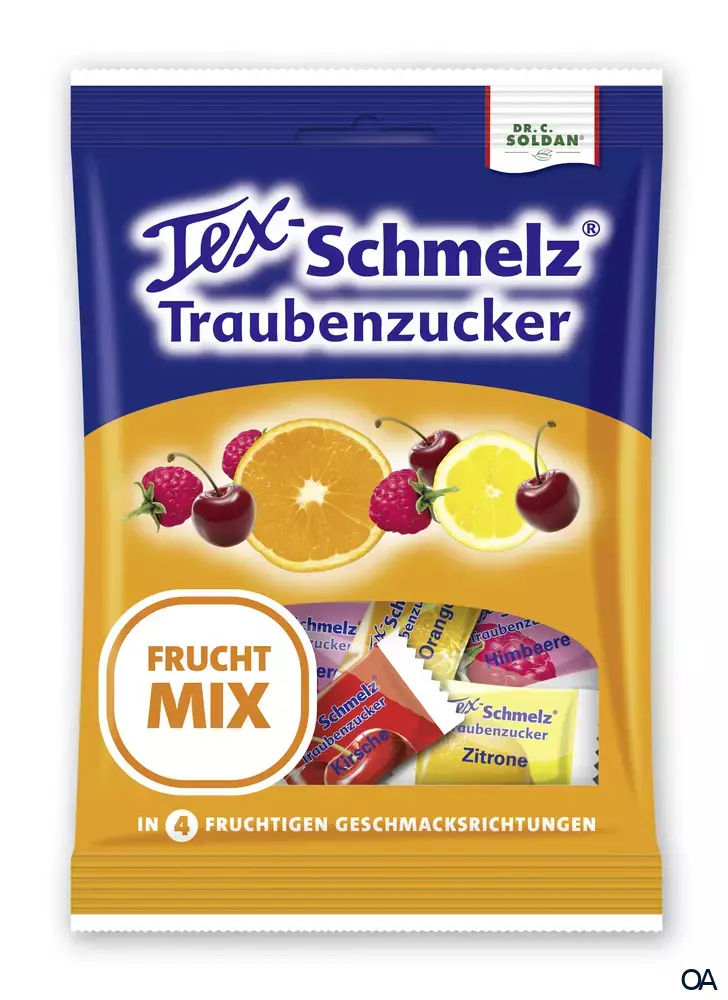 Tex-Schmelz Traubenzucker Frucht-Mix, zuckerhaltig