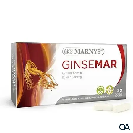 MARNYS® Ginsemar koreanischer Ginseng Kapseln MARNYS® Ginsemar koreanischer Ginseng Kapseln