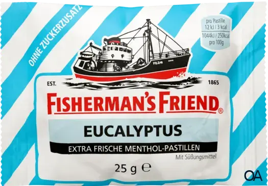 Fisherman's Friend Eucalyptus Pastillen ohne Zuckerzusatz Fisherman's Friend Eucalyptus Pastillen ohne Zuckerzusatz