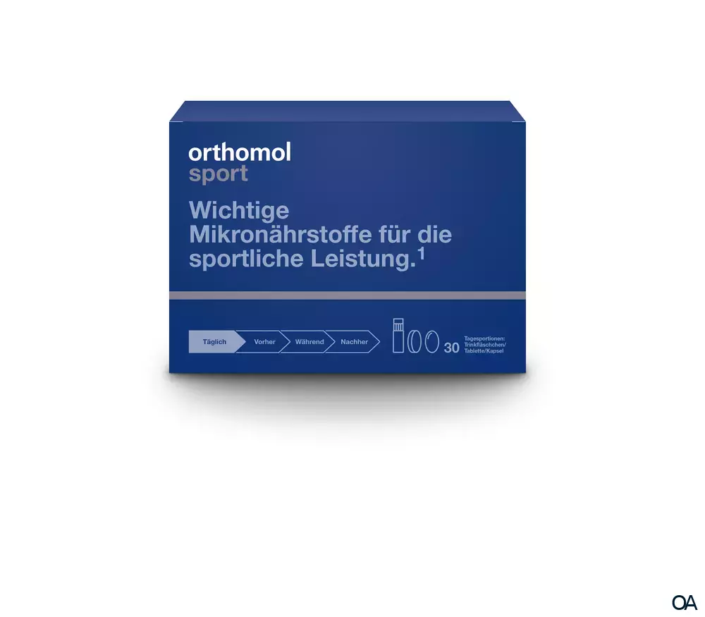 Orthomol Sport Trinkfläschchen + Tablette + Kapsel Orthomol Sport Trinkfläschchen + Tablette + Kapsel