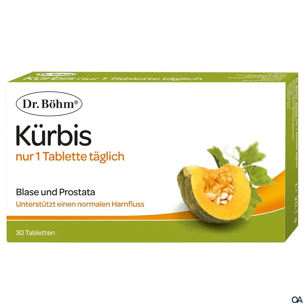 Dr. Böhm® Kürbis nur 1 x täglich Tabletten Dr. Böhm® Kürbis nur 1 x täglich Tabletten