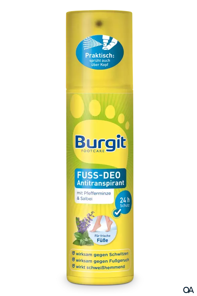 Burgit Footcare Fuß-Deo Antitranspirant Burgit Footcare Fuß-Deo Antitranspirant