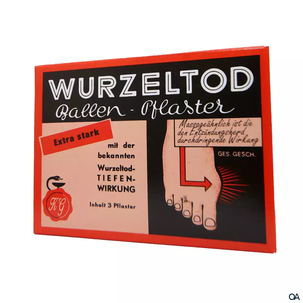 Wurzeltod Ballen-Pflaster