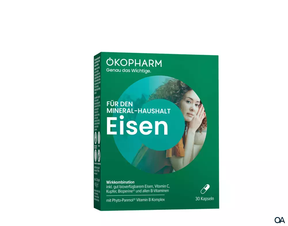 Ökopharm® Für den Mineral-Haushalt Eisen Kapseln Ökopharm® Für den Mineral-Haushalt Eisen Kapseln