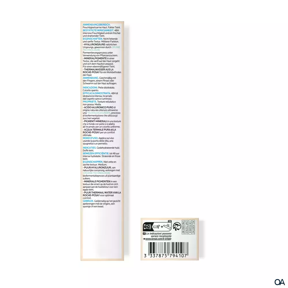La Roche Posay Hydraphase HA BB Cream Mittel LSF 15 La Roche Posay Hydraphase HA BB Cream Mittel LSF 15