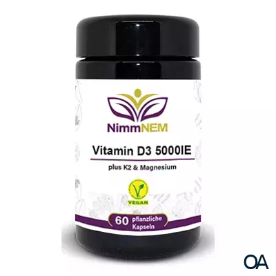 NimmNEM Vitamin D3 5000IE plus K2 & Magnesium Kapseln