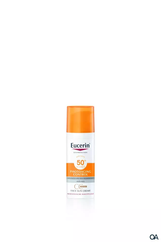 Eucerin® Photoaging Control Face Sun CC Creme getönt mittel LSF 50+ Eucerin® Photoaging Control Face Sun CC Creme getönt mittel LSF 50+