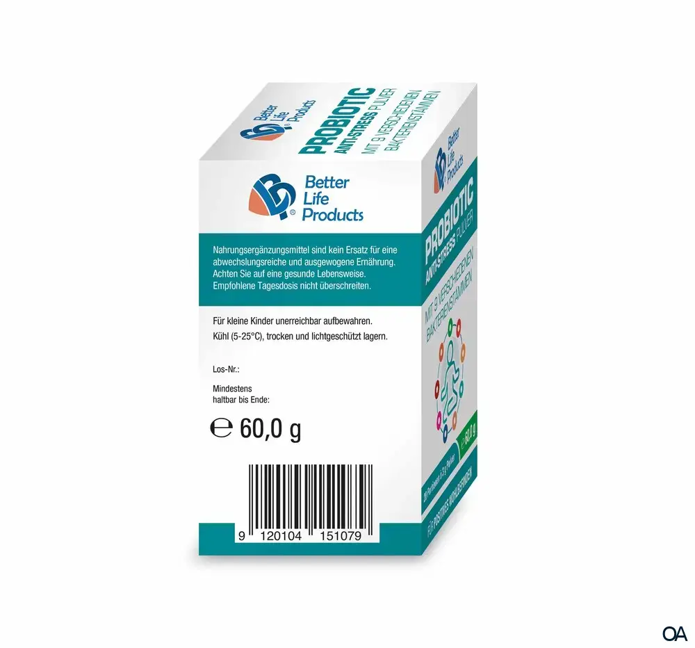 Better Life Products® Probiotic Anti-Stress Pulver Better Life Products® Probiotic Anti-Stress Pulver