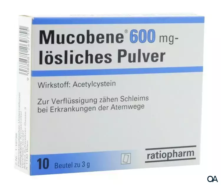 Mucobene® 600 mg lösliches Pulver Mucobene® 600 mg lösliches Pulver