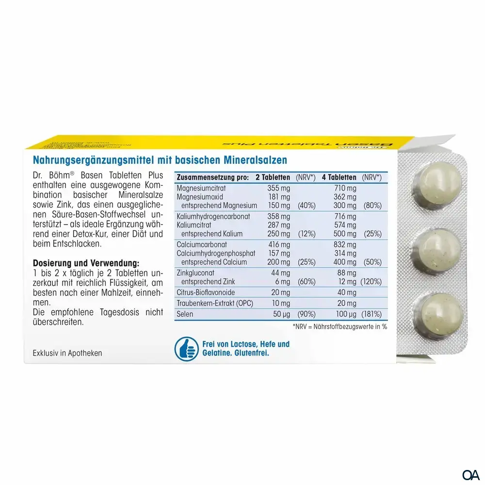 Dr. Böhm® Basen Tabletten Plus Dr. Böhm® Basen Tabletten Plus